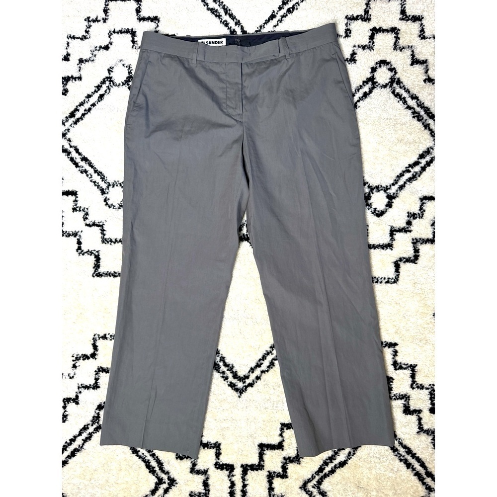 Jil Sander Grey Crop Ankle Pants Size 38